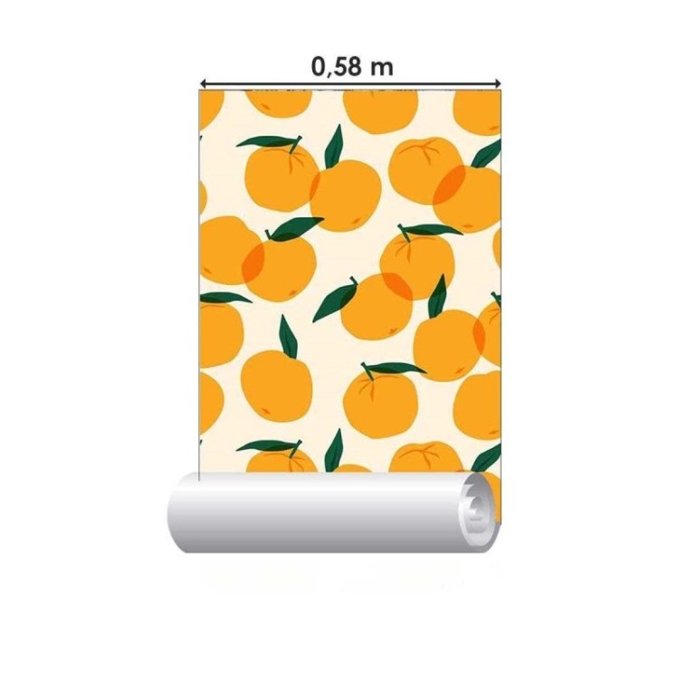 Papel de Parede Adesivo Artístico Laranjas N05097