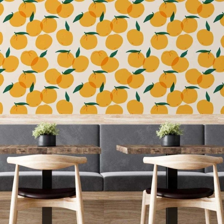 Papel de Parede Adesivo Artístico Laranjas N05097