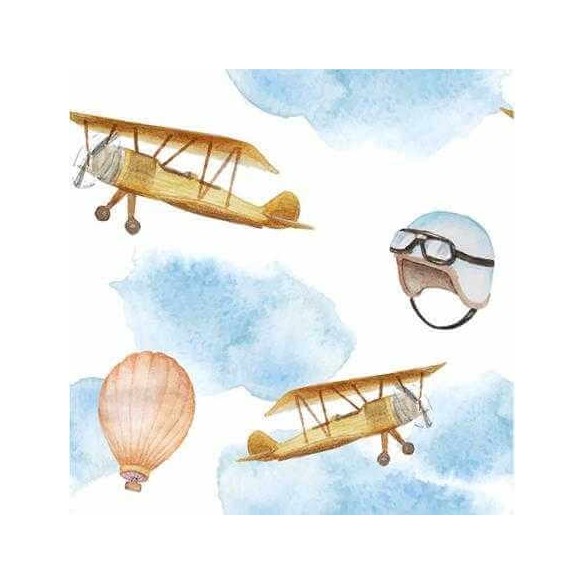PAPEL DE PAREDE ADESIVO Avião Infantil 62047711