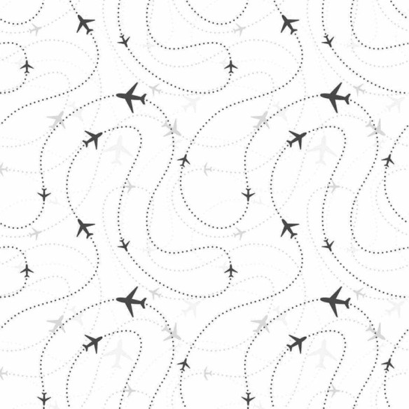 Papel de Parede Adesivo Avião N248