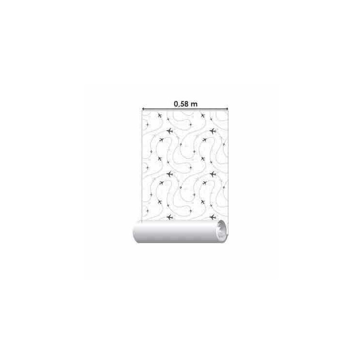 Papel de Parede Adesivo Avião N248