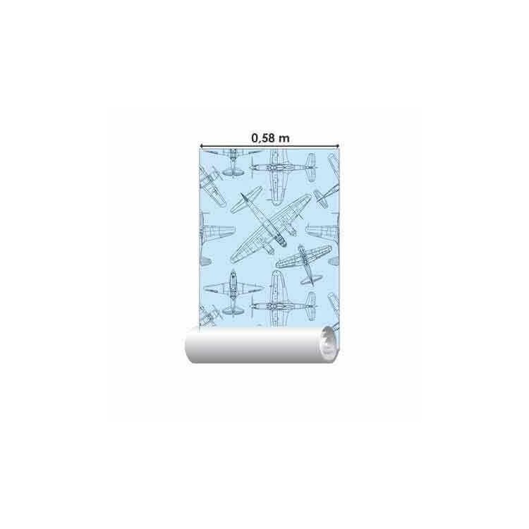 Papel de Parede Adesivo Avião N38864889