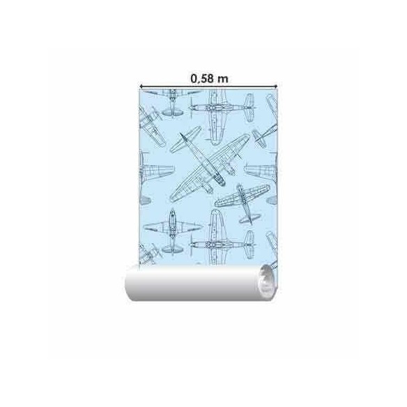 Papel de Parede Adesivo Avião N38864889
