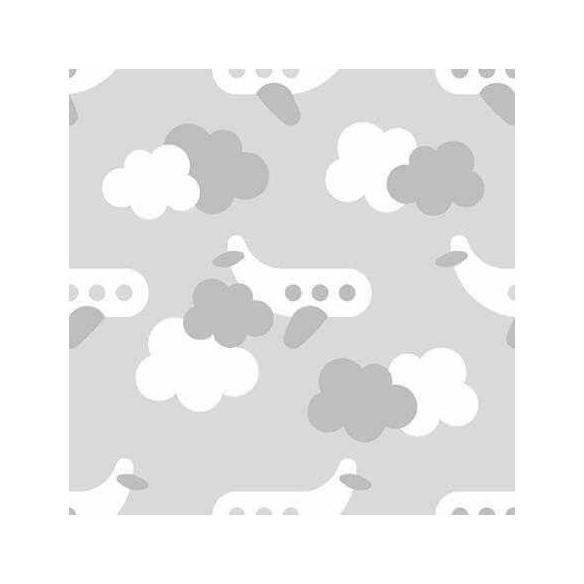 Papel de Parede Adesivo Avião Nuvens 331710222