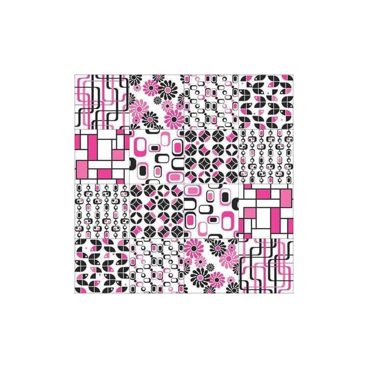 PAPEL DE PAREDE ADESIVO AZULEJO ABSTRATO 63120337