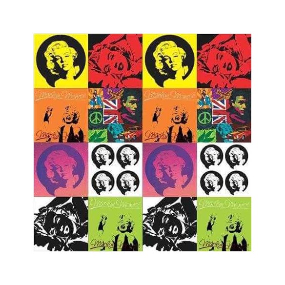 Papel de Parede Adesivo Azulejo Marilyn Monroe L19