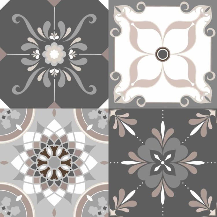 Papel de Parede Adesivo Azulejo Mosaico N02097