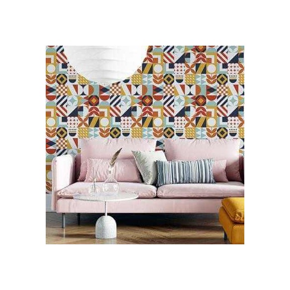 Papel de Parede Adesivo Azulejo N1901642