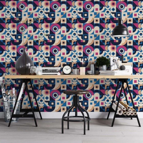 Papel de Parede Adesivo Azulejo N2495983