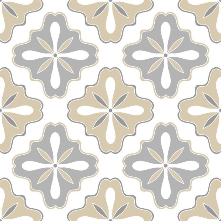 Papel de Parede Adesivo Azulejo Neutro N015174