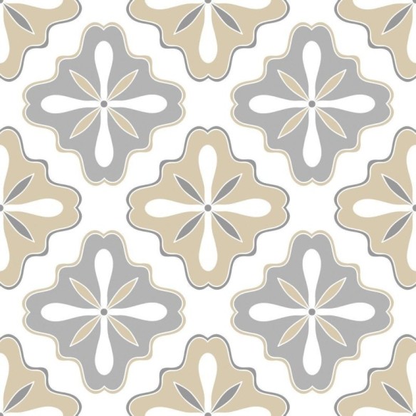 Papel de Parede Adesivo Azulejo Neutro N015174
