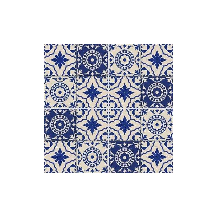 Papel de Parede Adesivo Azulejo Português...