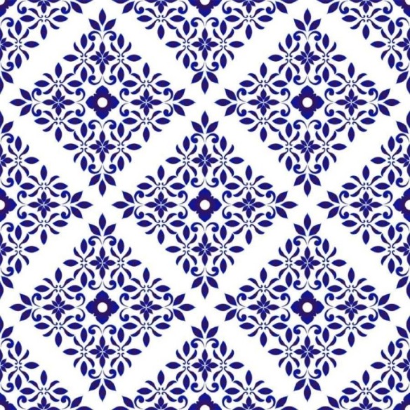 Papel de Parede Adesivo Azulejo Português N013091