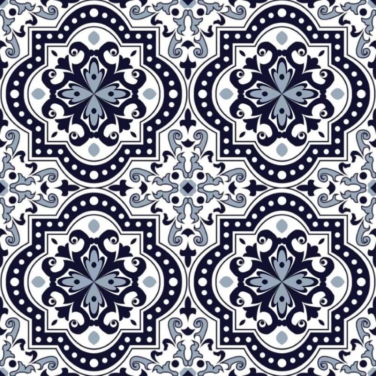 Papel de Parede Adesivo azulejo português N014128
