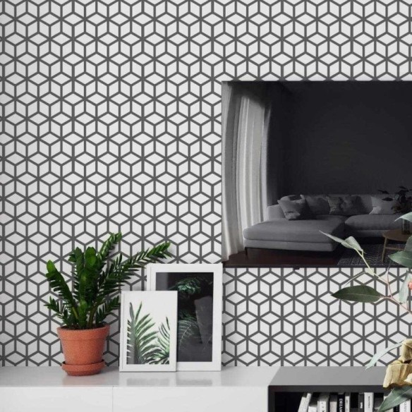 Papel de Parede Adesivo  3D N4203