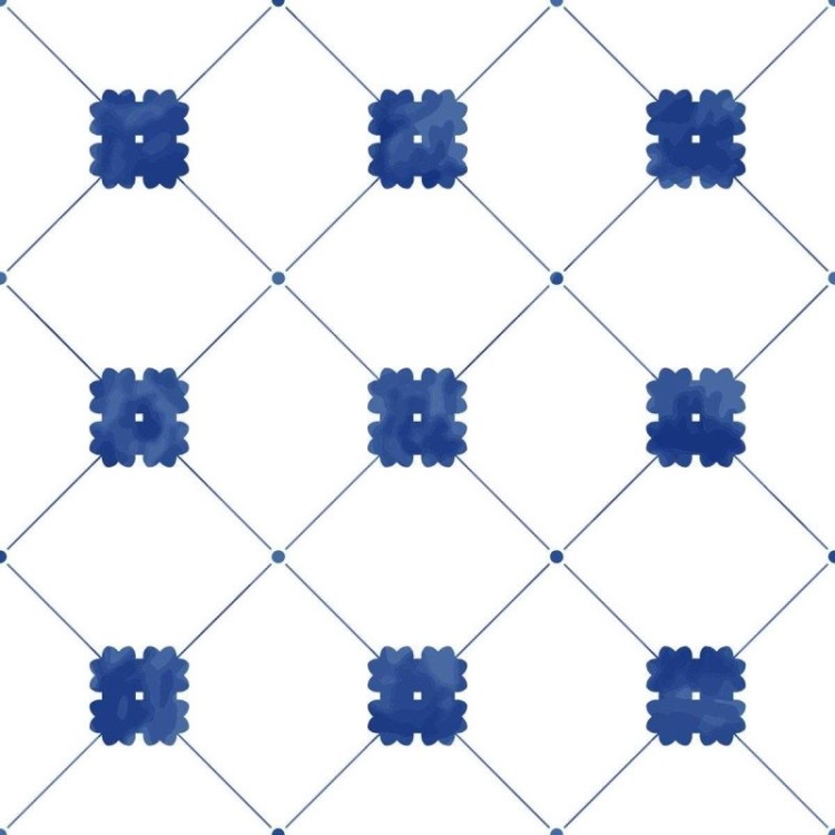Papel de Parede Adesivo Azulejo Vintage Branco...